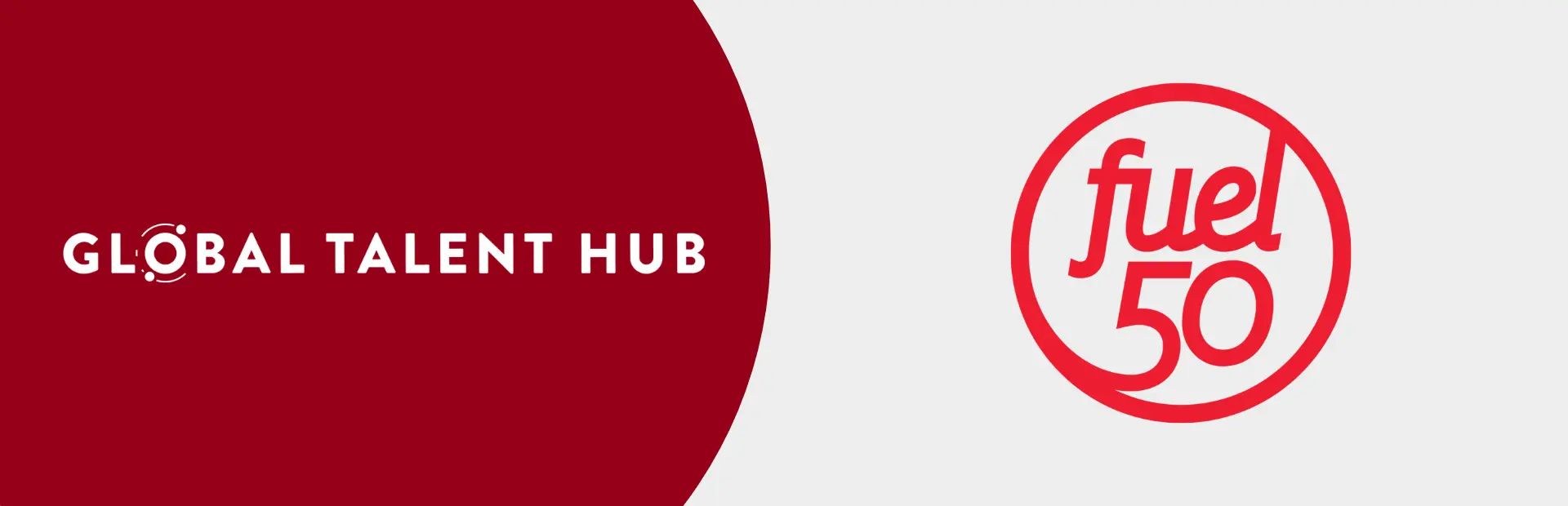 GTH and Fuel50 logo on a red and grey background